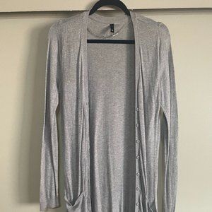 Light Grey Slouch Cardigan